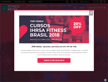 Tablet Screenshot of fitnessbrasil.com.br